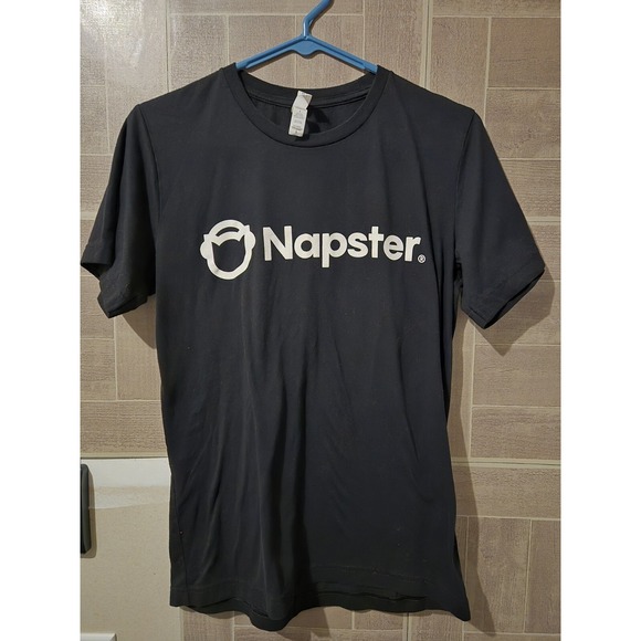Napster T-Shirt Black Size Small Music Download